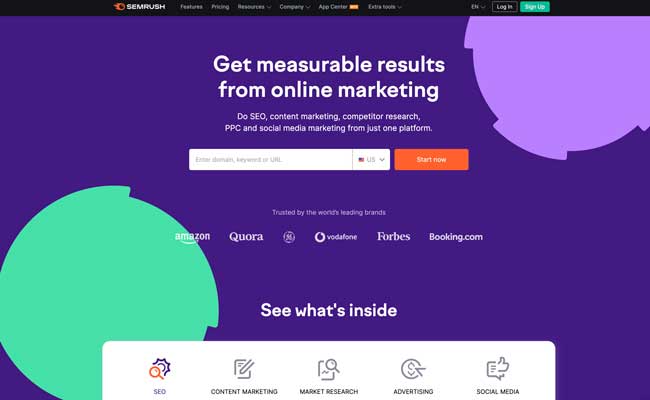 all in one seo suite semrush