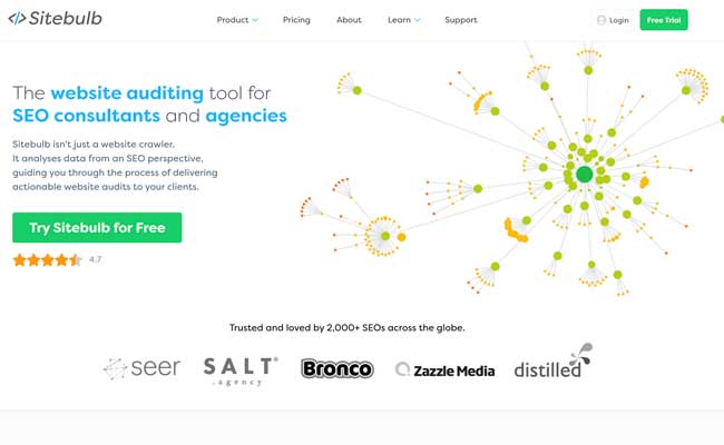 auditing websites with sitebulb